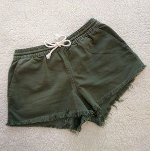 Aerie Olive Green Drawstring Short